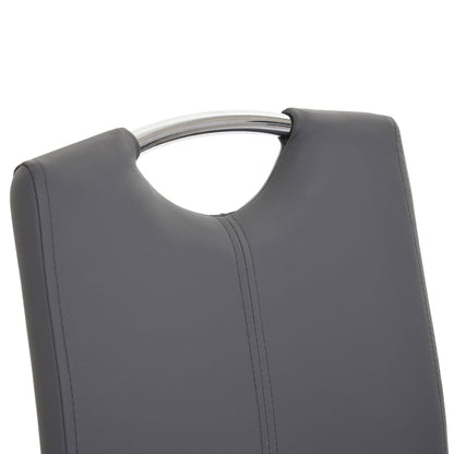 Naples - Cantilever Dining Chair In Faux Leather