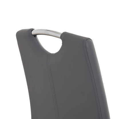 Naples - Cantilever Dining Chair In Faux Leather