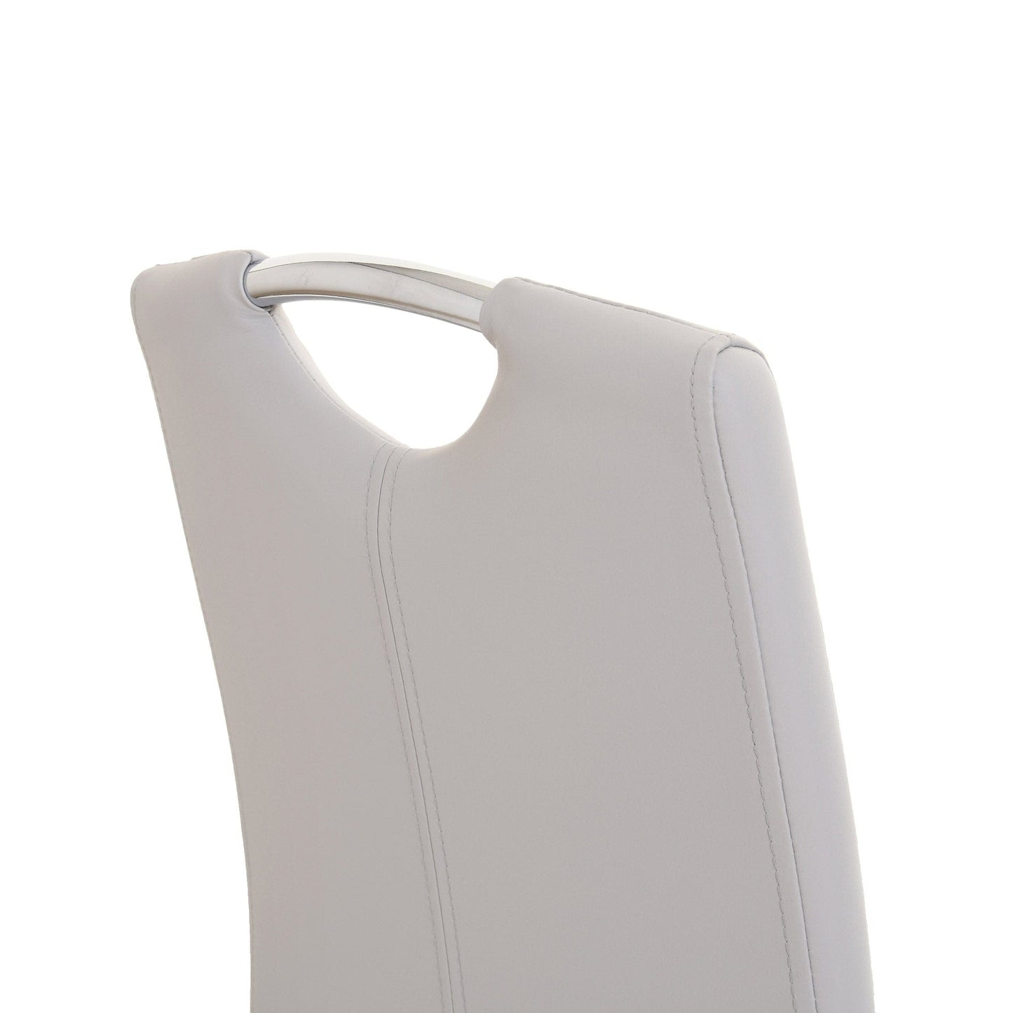 Naples - Cantilever Dining Chair In Faux Leather