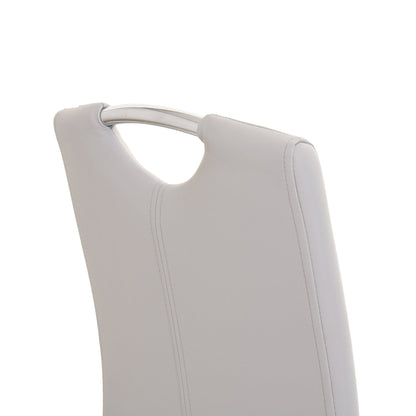 Naples - Cantilever Dining Chair In Faux Leather