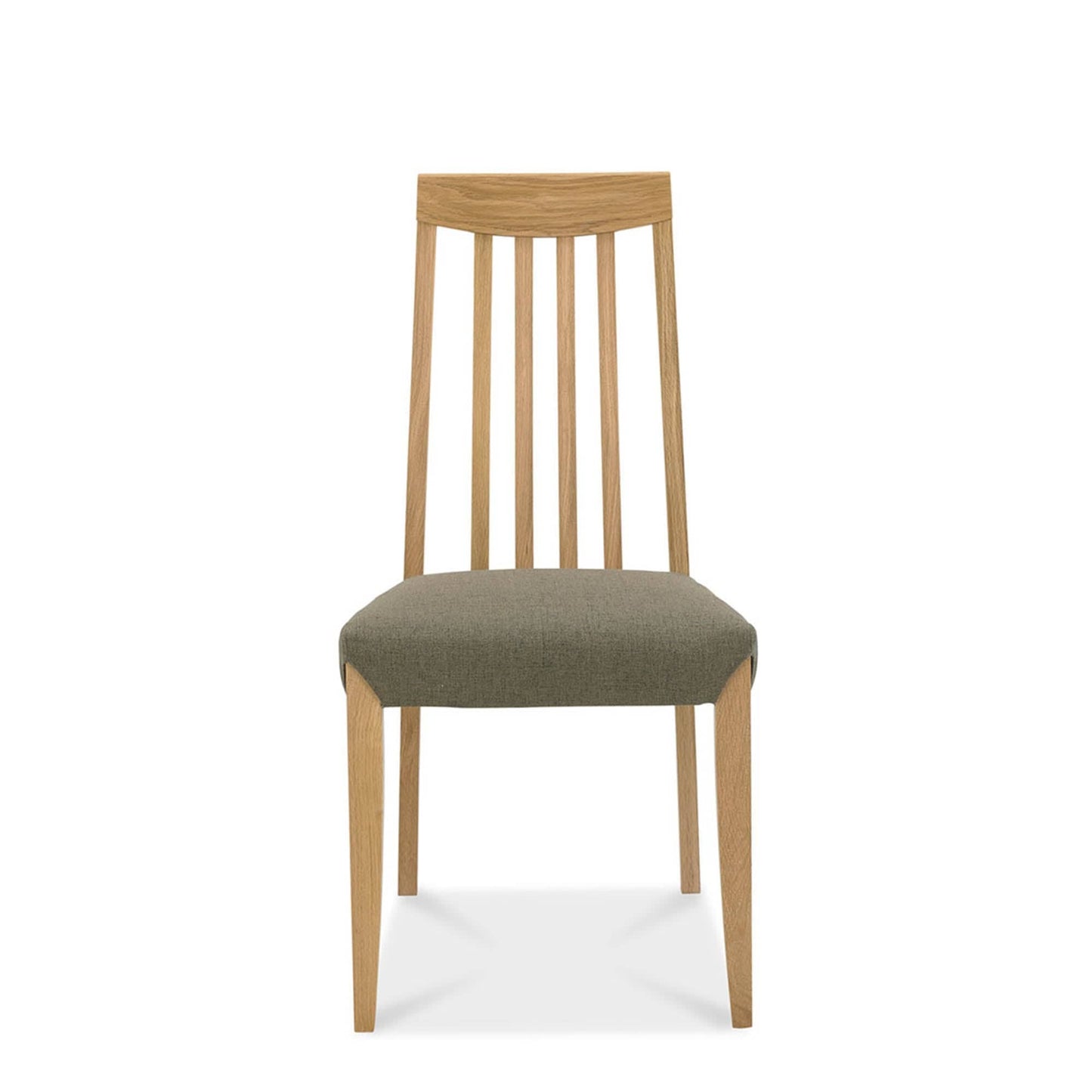 Bremen - Tall Slat Back Dining Chair In Fabric