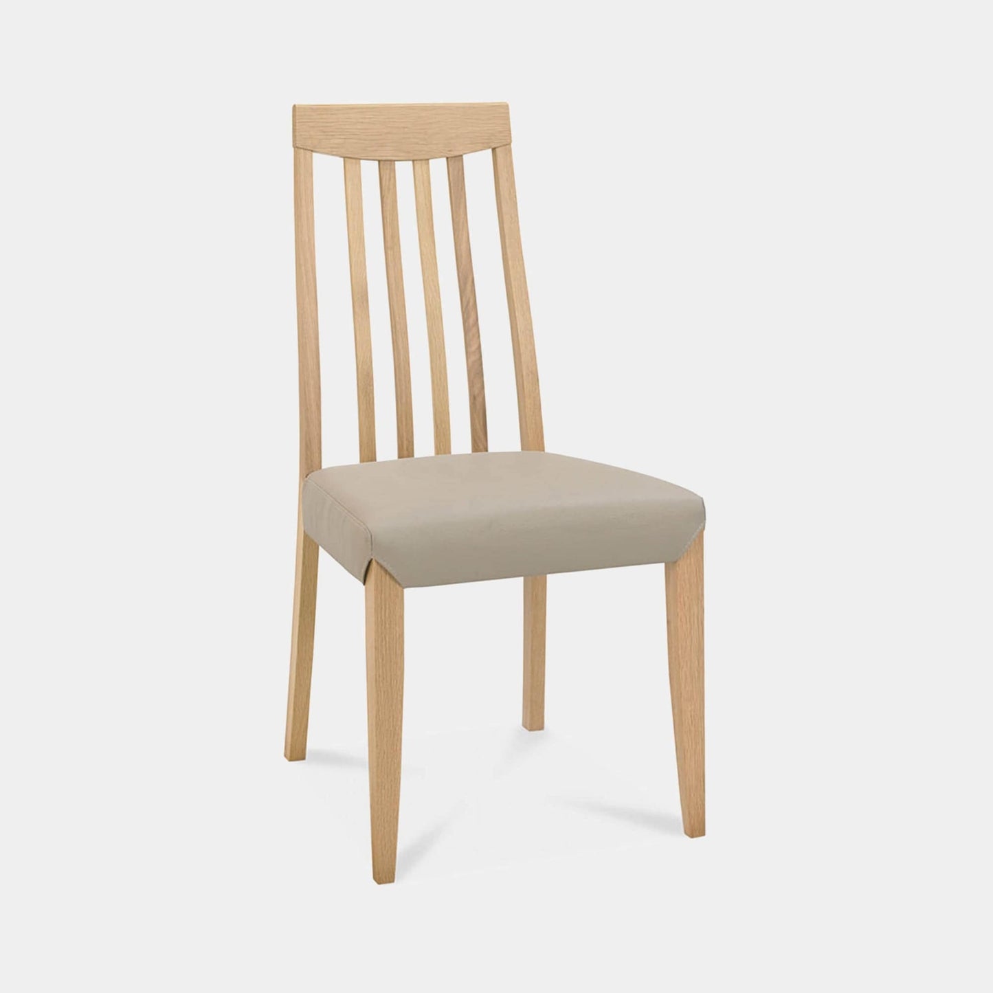 Bremen - Tall Slat Back Dining Chair In Fabric