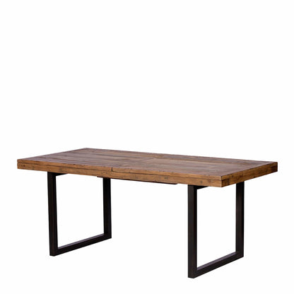 Delta - Extending Wooden Dining Table, Rustic