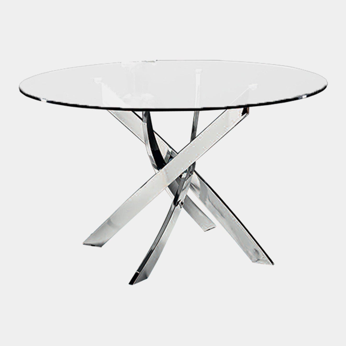 Puzzle - Round Dining Table, Glass Top