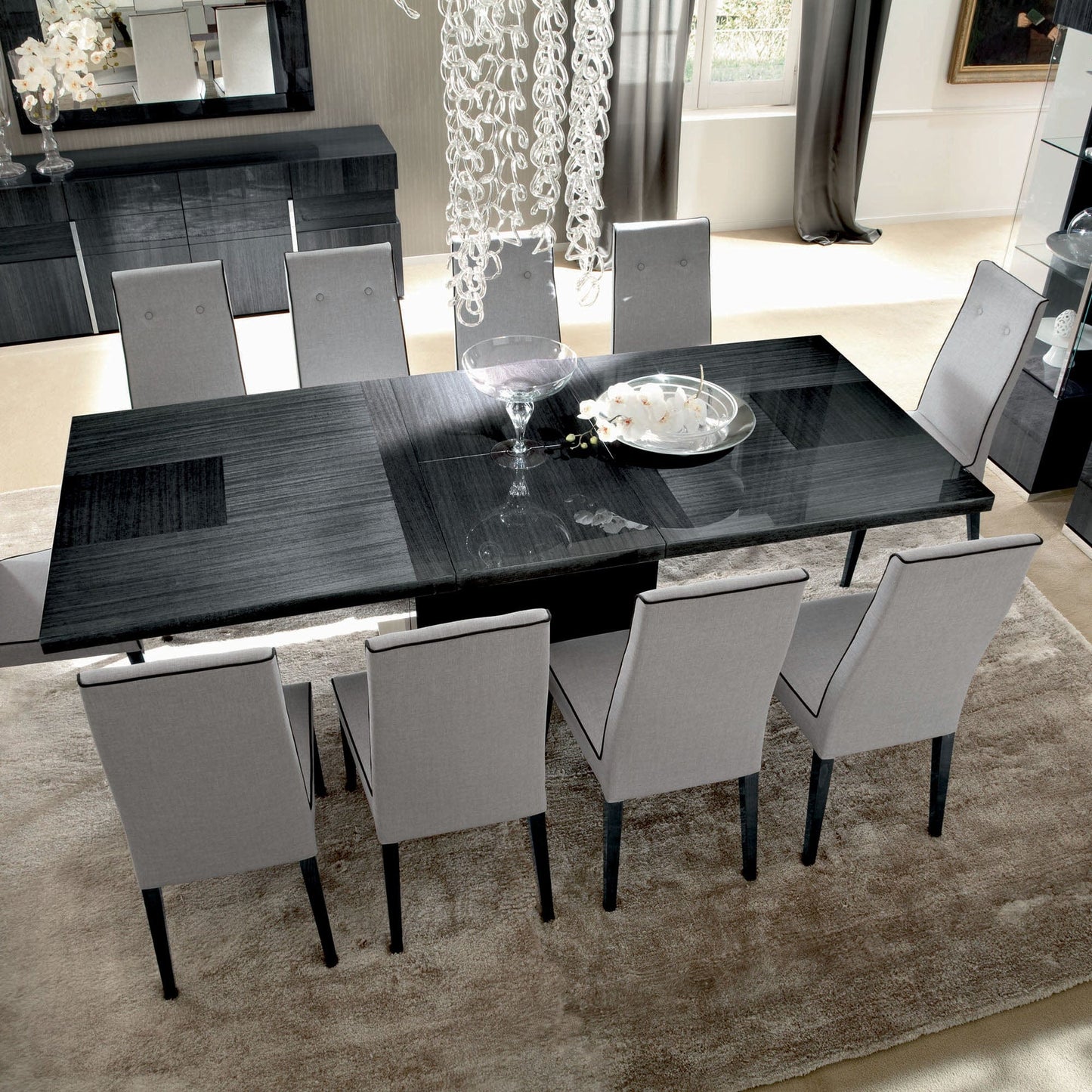 Antibes - Extending Dining Table, High Gloss